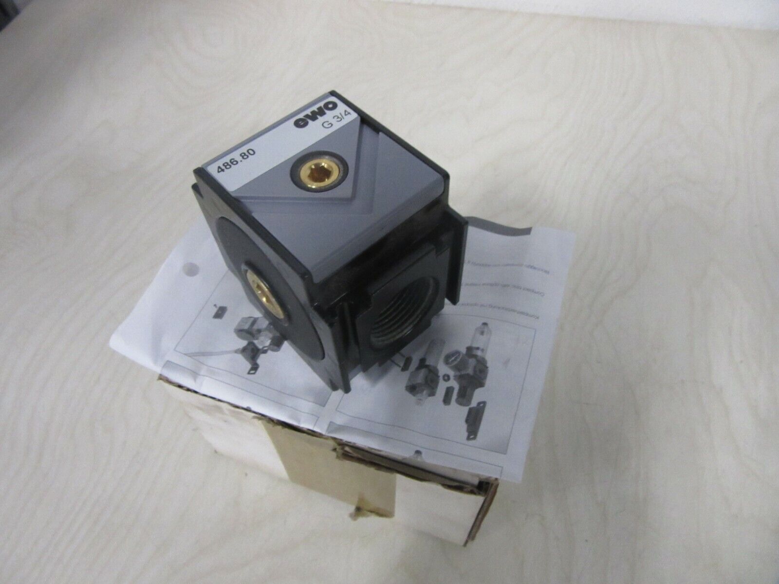 EWO 486.80 Verteiler ohne Rückschlagventil variobloc G 3/4