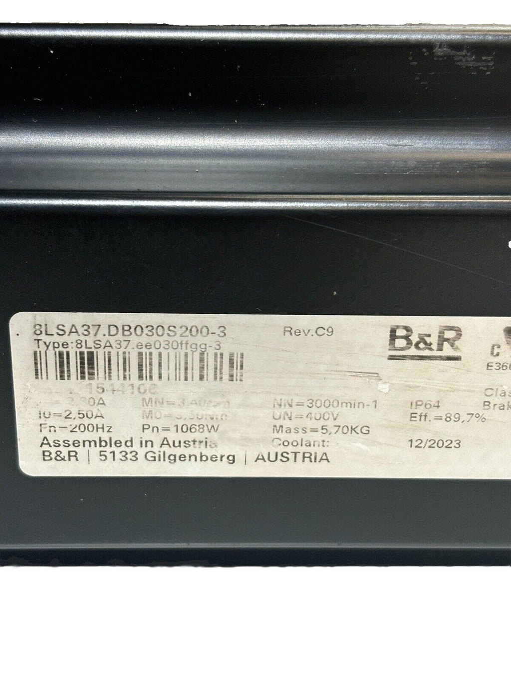 B&R 8LSA37.DB030S200-3 Servomotor