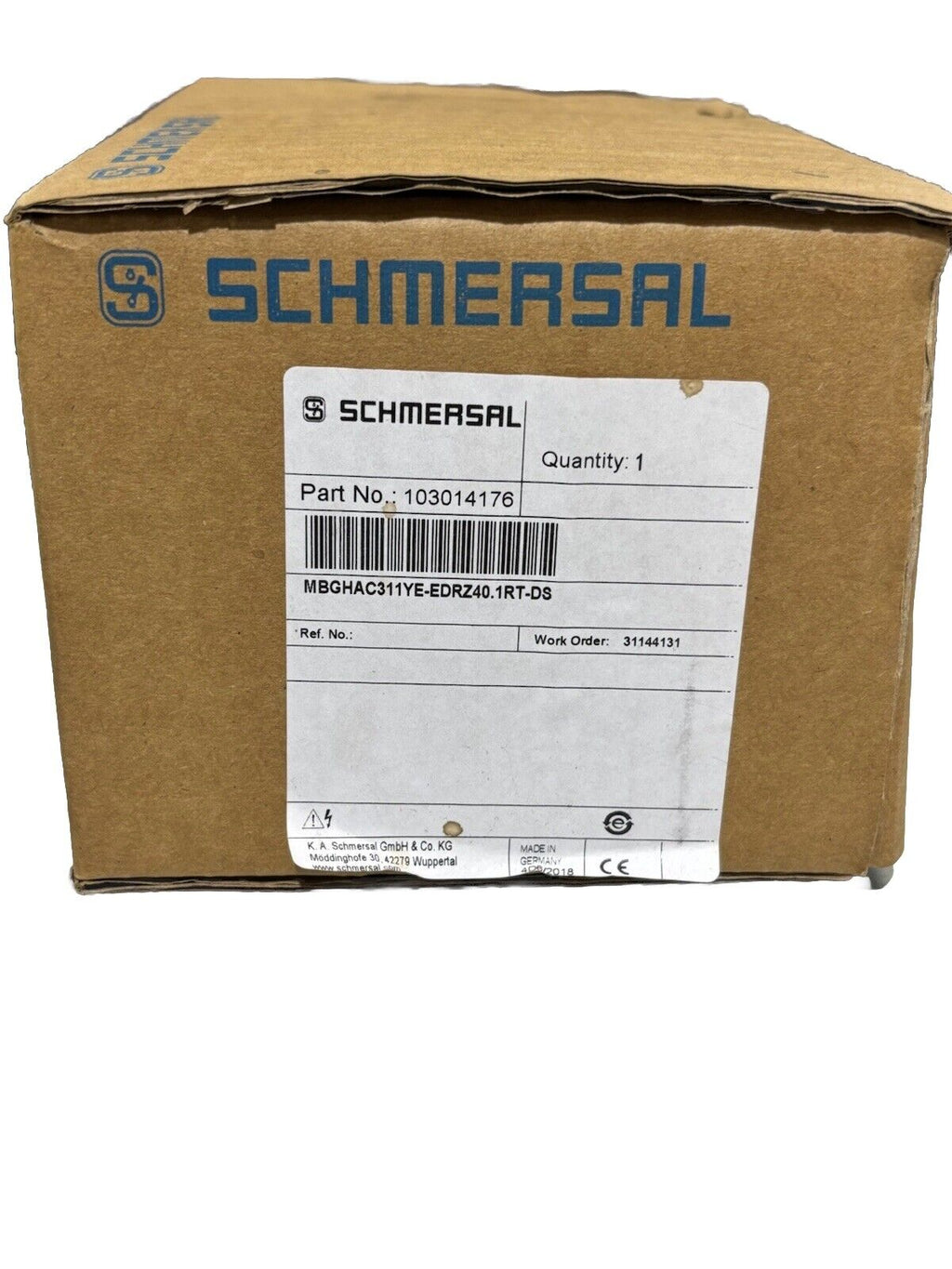 SCHMERSAL MBGHAC311YE-EDRZ40.1RT-DS NOT-HALT-Befehlsgerätebox OVP