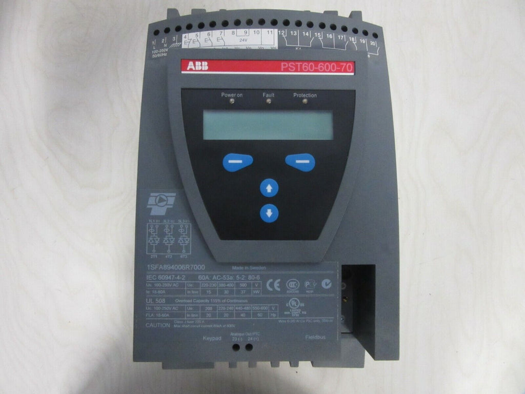 ABB PST60-600-70 1SFA894006R7000 SOFT MOTOR STARTER