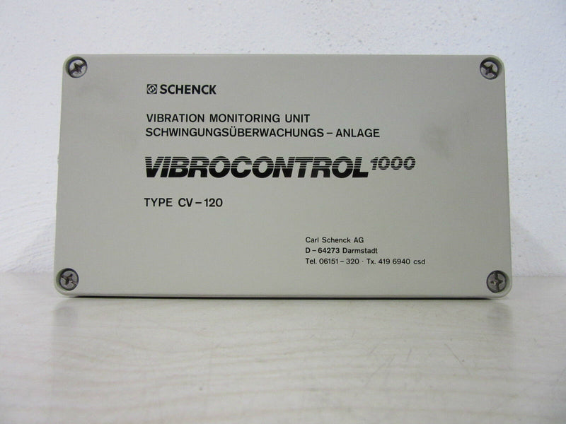 Schenck Vibrocontrol 1000 VC-1000 CV-120 -unused-