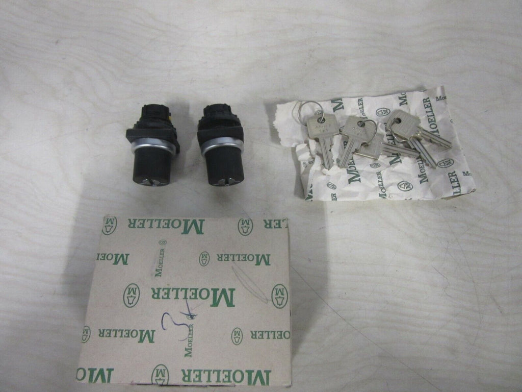 Moeller MS3-SA Schlüsseltaste ( 3 Stellungen) 2x with Keys