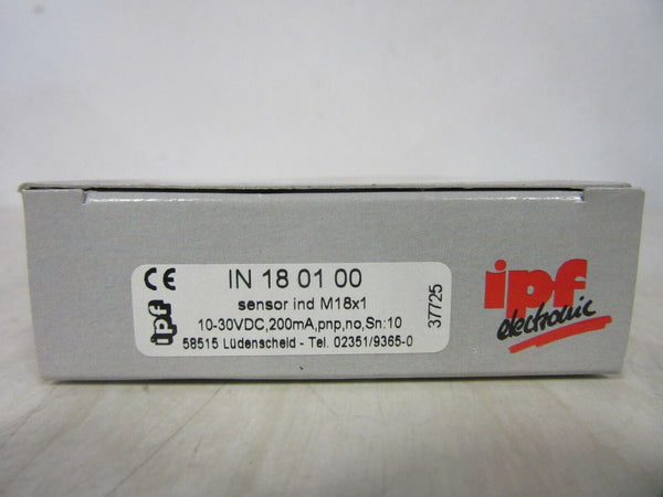 ipf electronic  IN 18 01 00 Induktiver Sensor M18x1