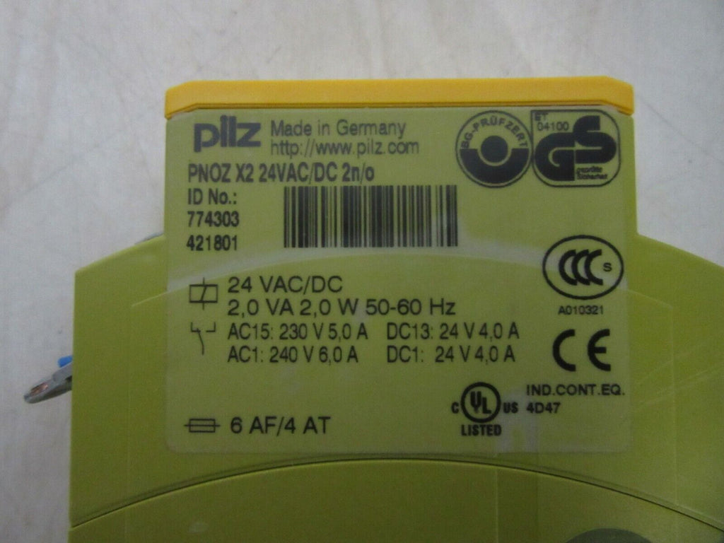 Pilz PN0Z X2 24VAC/DC 2n/o Sicherheit Relais