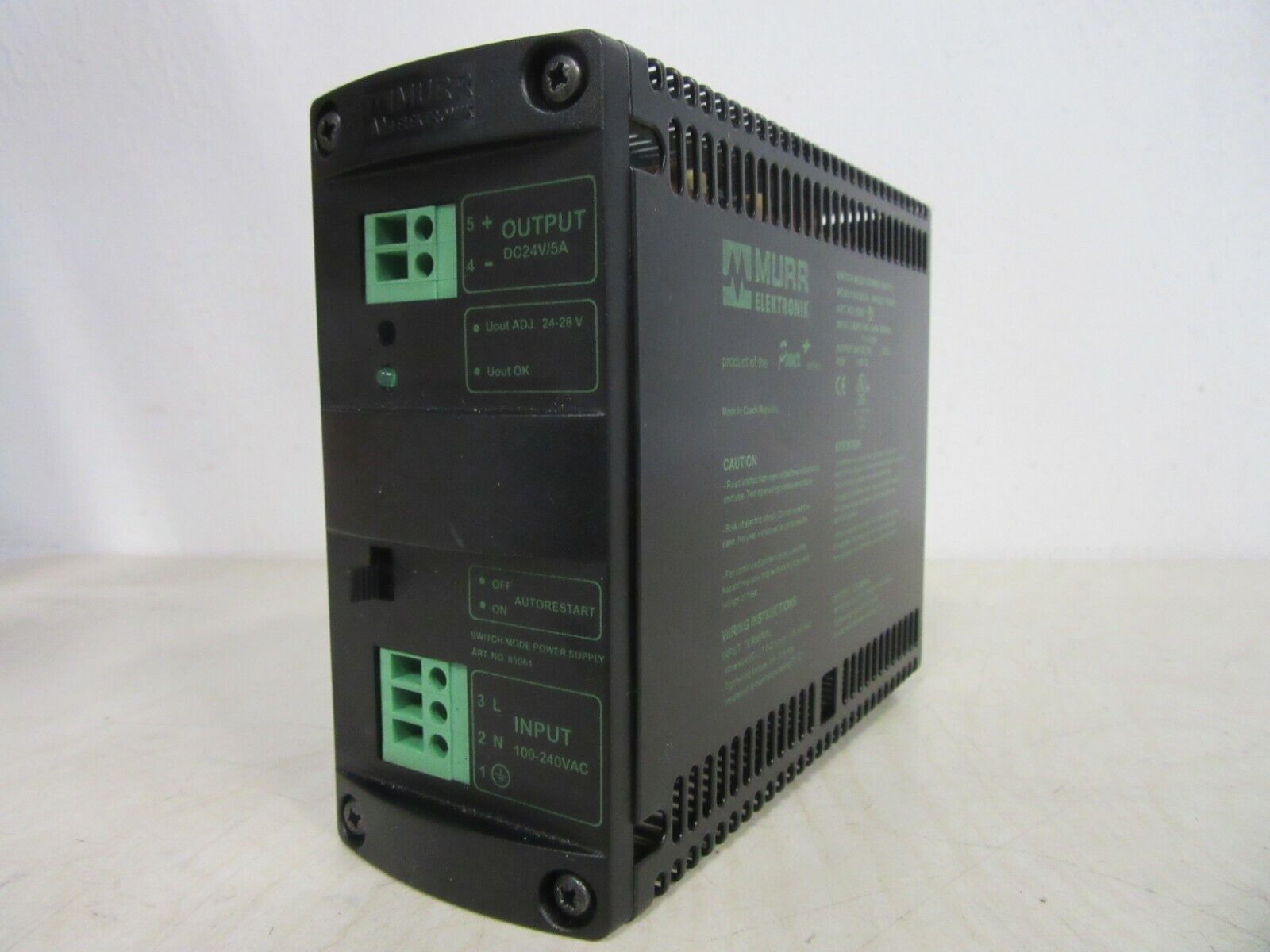 Murr Elektronik Switch Mode Power Supply MCS5-115-230/24 Single Phase