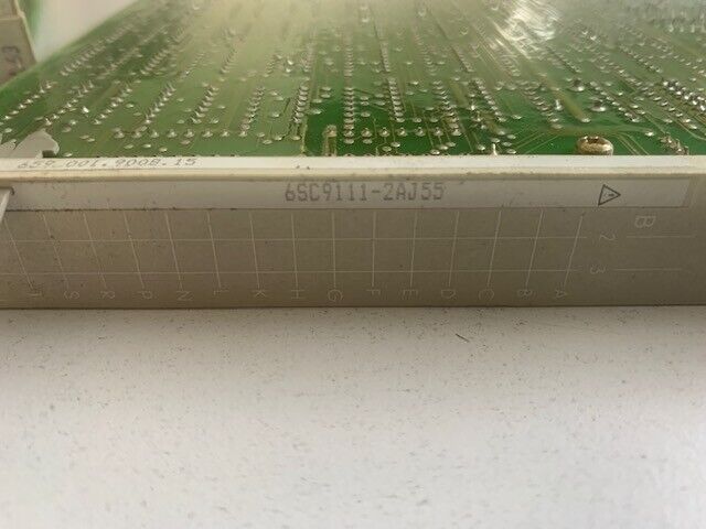 SIEMENS 6SC9111-2AJ55 SYNCHRONIZING MODULE