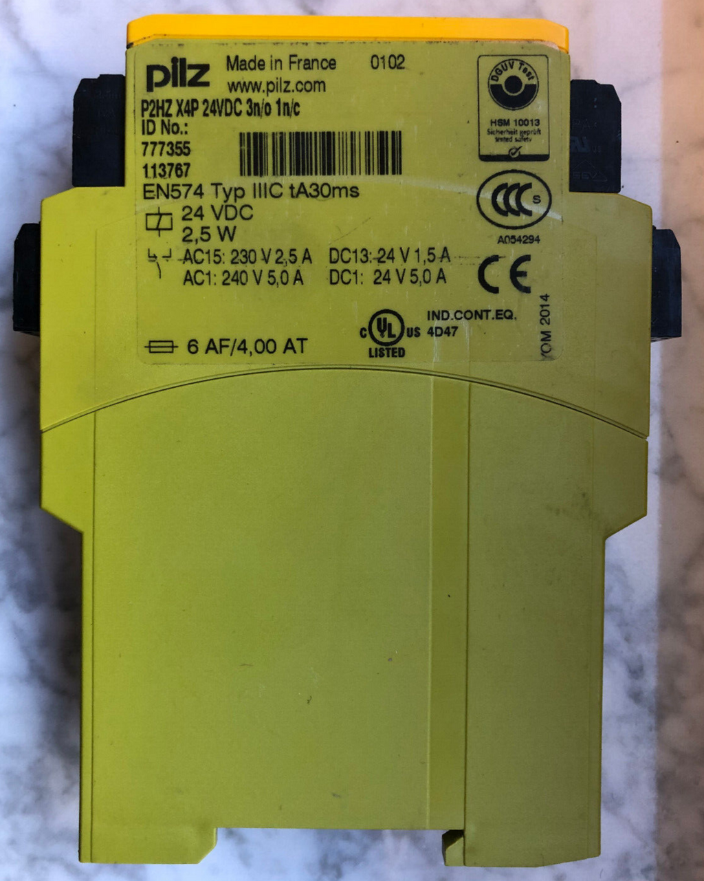 Pilz 777355 P2HZ X4P Schaltgerät NOT-AUS