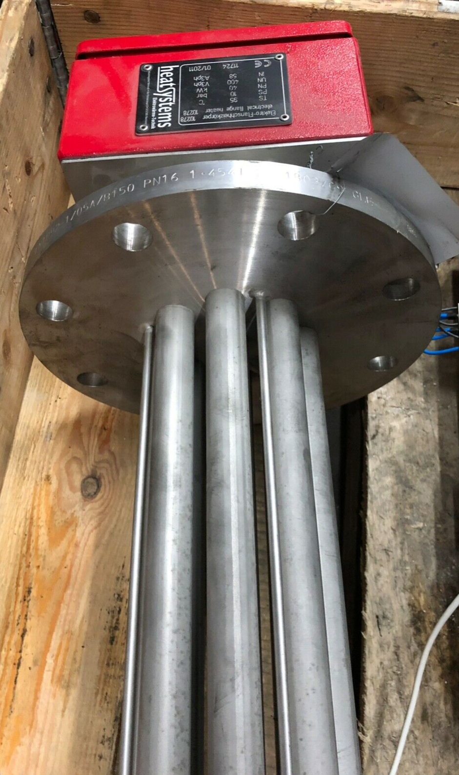 Elektrischer Flanschheizkörper heat Systems 40KW Art.-Nr. 10278