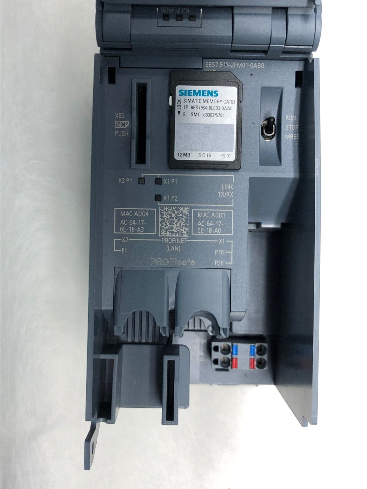 Siemens S7-1500 6ES7 515-2FM01-0AB0 CPU 1515F-2PN