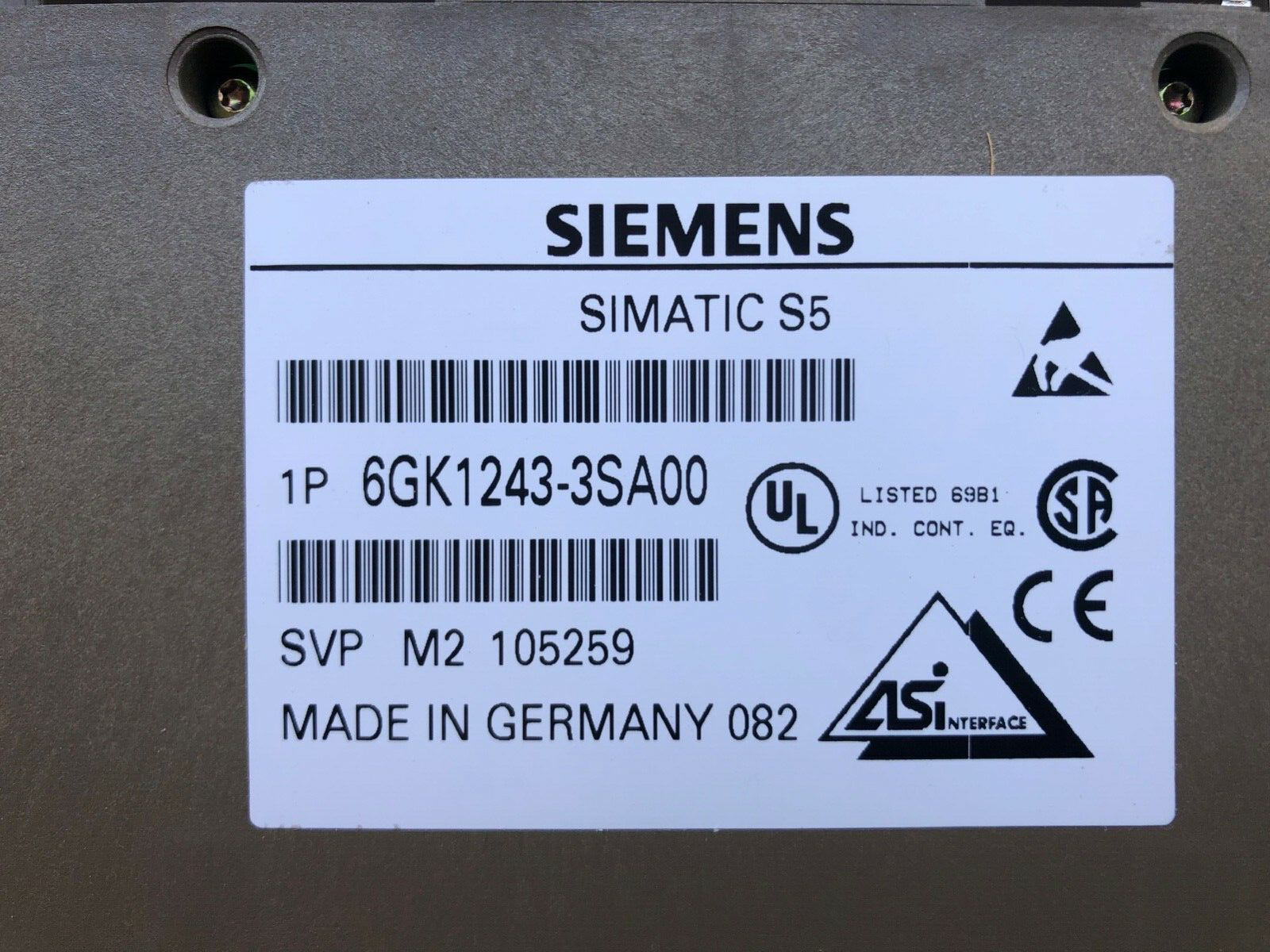 Siemens SINEC 6GK1243-3SA00, E-Stand: 2 in OVP