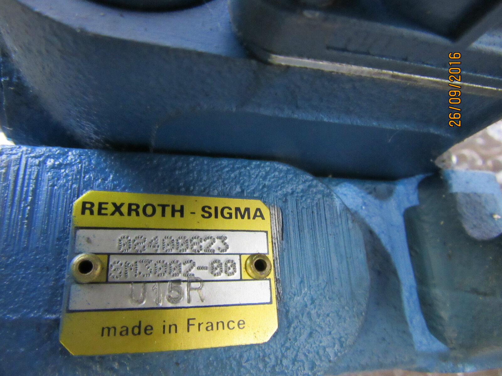 REXROTH - SIGMA 08400823 SM3002-00 U15R - UNBENUTZT/UNUSED - 