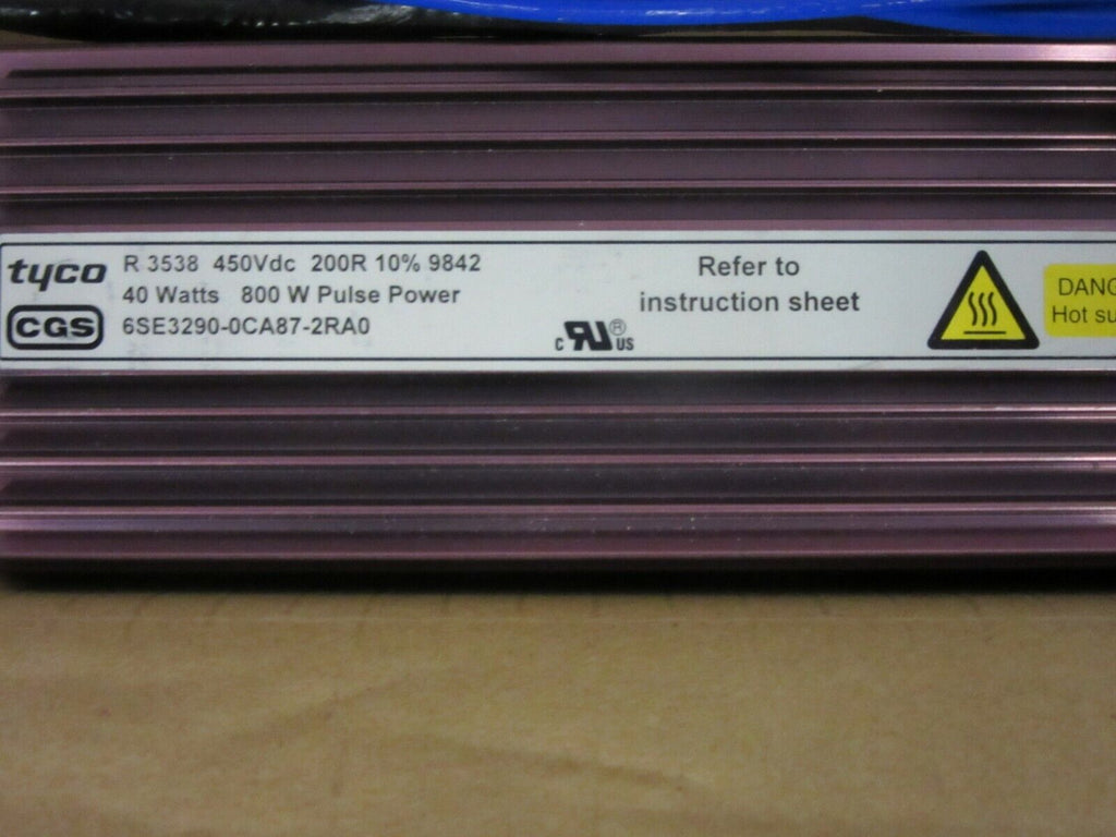 Siemens Tyco Bremswiderstand Resisitor  6SE3290-0CA87-2RA0