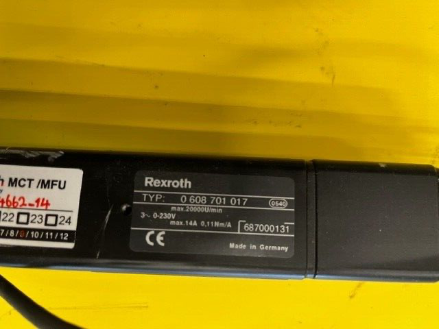 Rexroth Vorschubabtrieb 0 608 820 112 2X MESSWETGEBER 608820100