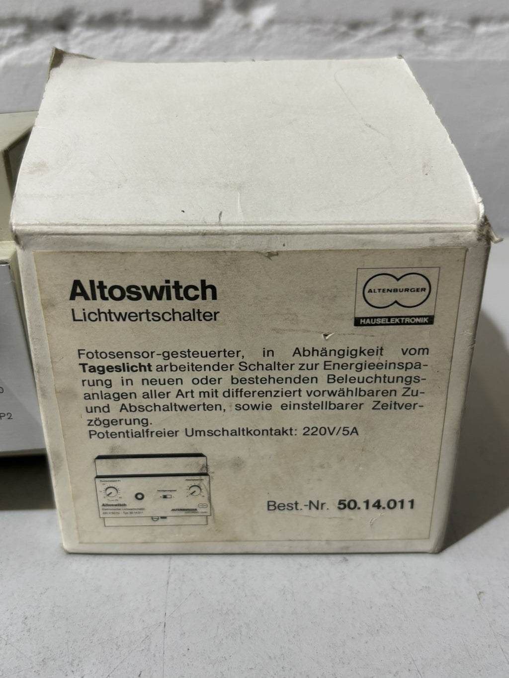 Altenburger Altoswitch Elektronischer Lichtwertschalter Best.-Nr. 50.14.011