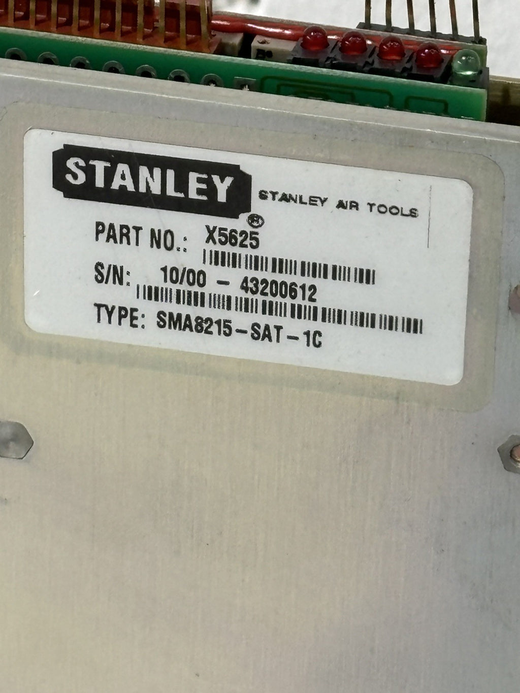 Stanley SMA8215-SAT-1C Servo Controller Unit X5625