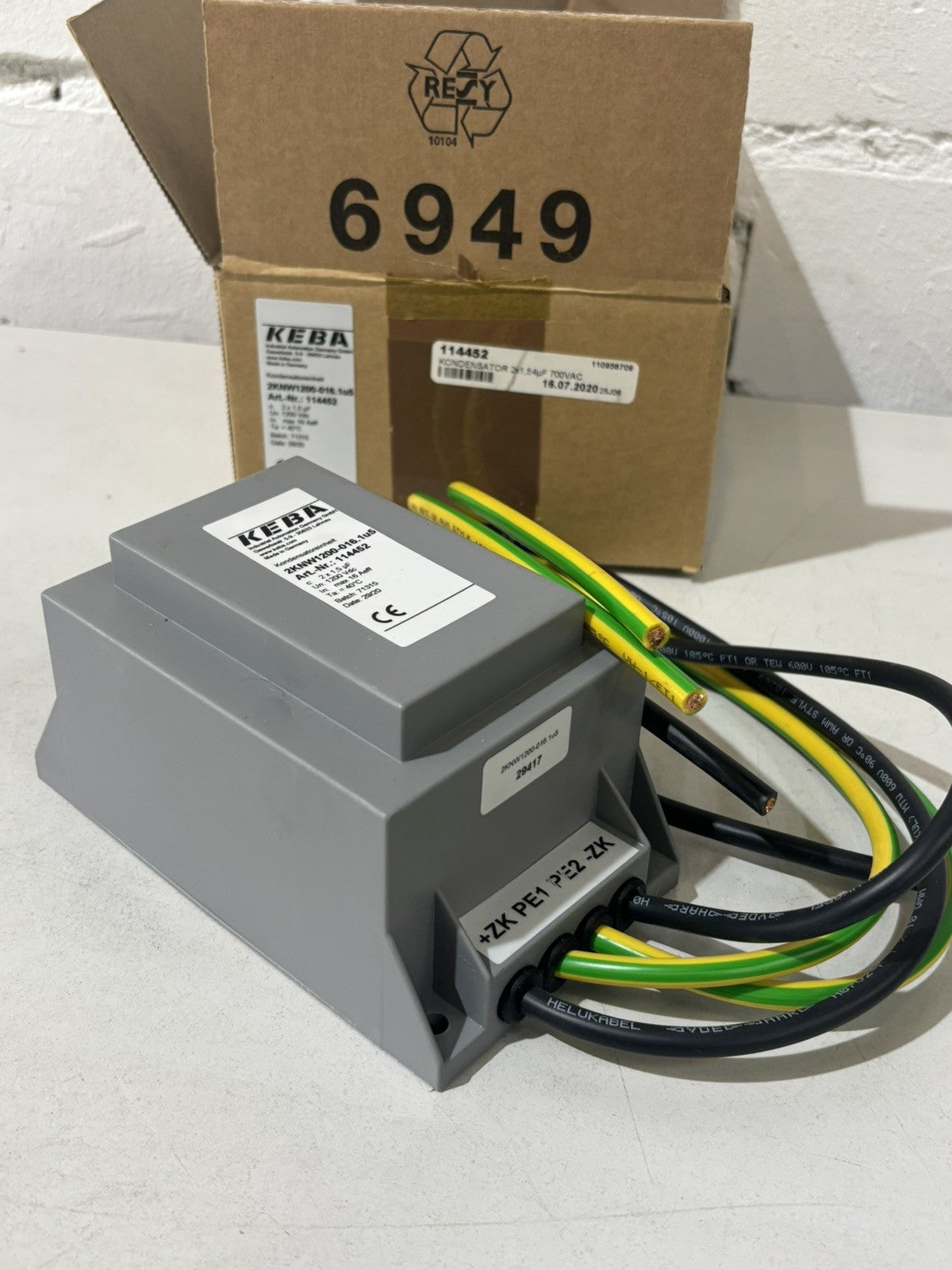 KEBA 2KNW1200-016.1u5 Kondensatoreinheit