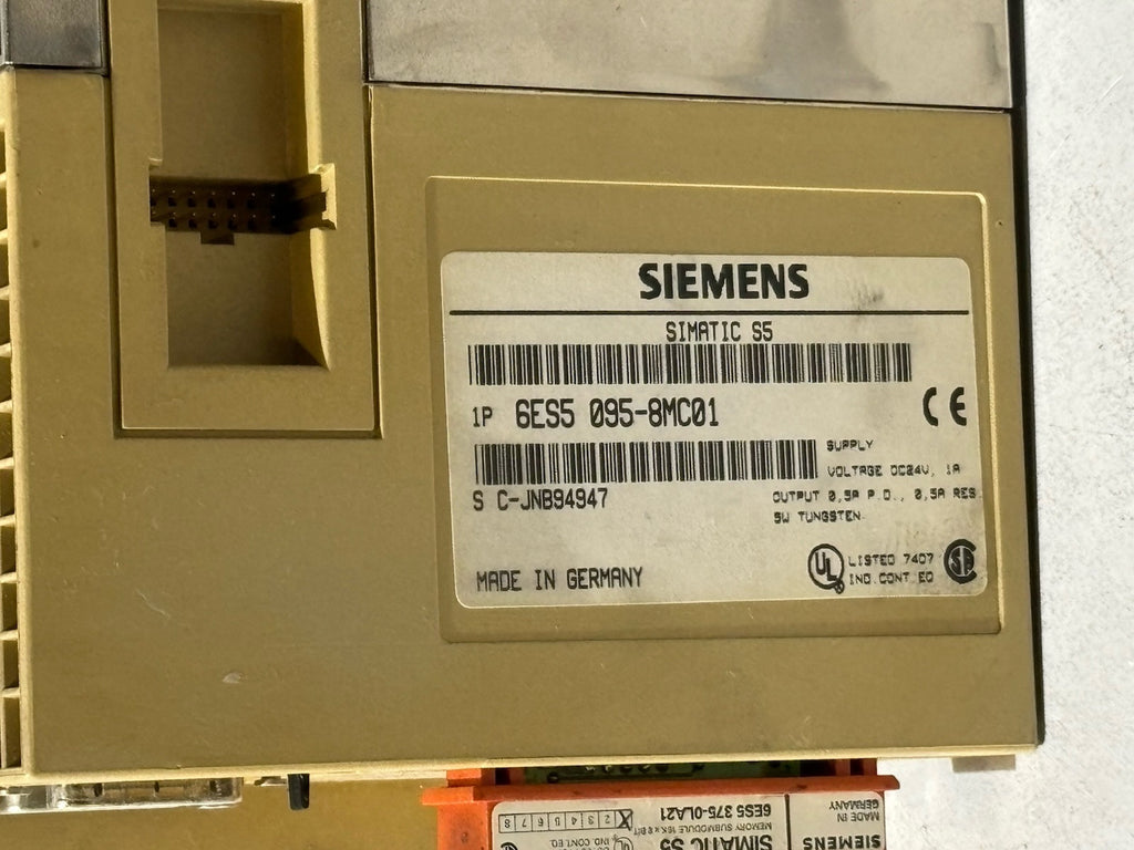 Siemens Simatic S5 6ES5 095-8MC01 S5-95U E-Stand: 06
