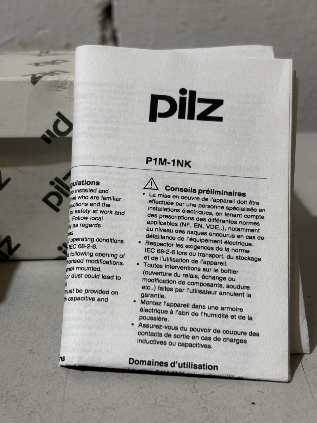 Pilz P1M-1NK/230VWS/1A+1R 479160 P1M-1NK