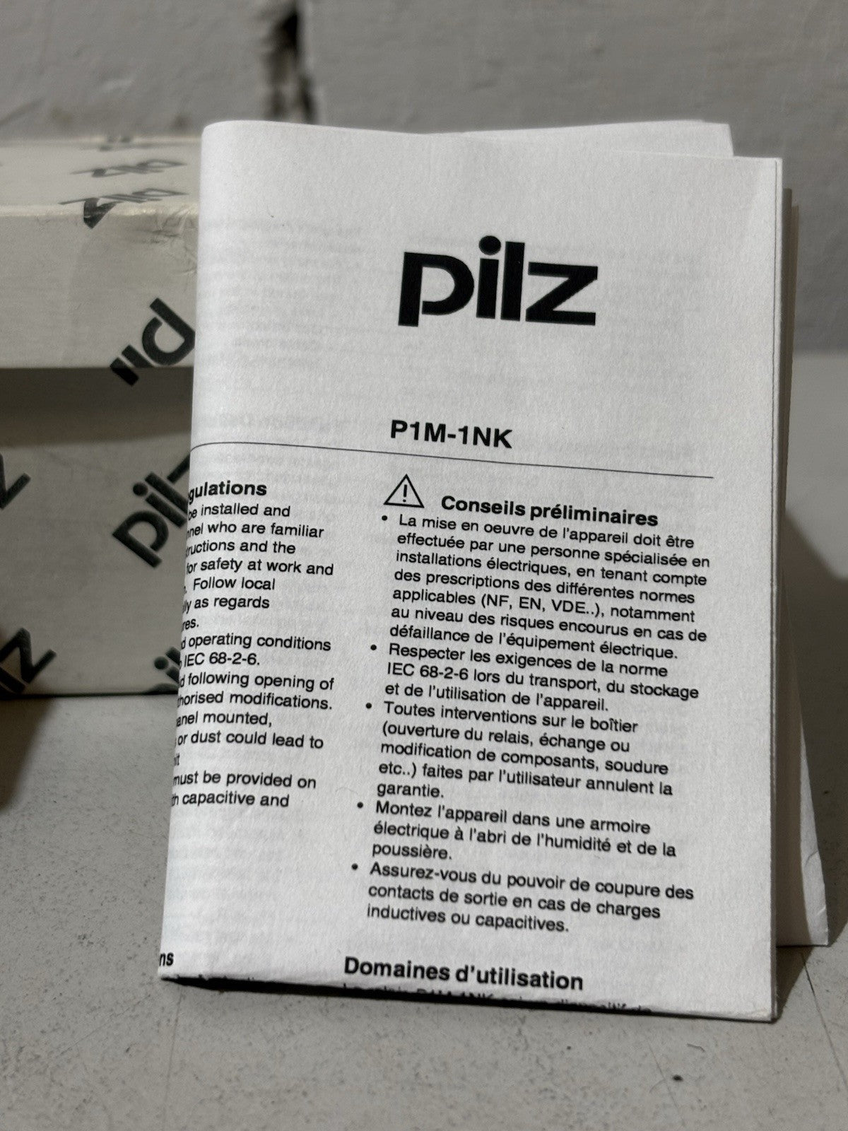 Pilz P1M-1NK/230VWS/1A+1R 479160 P1M-1NK