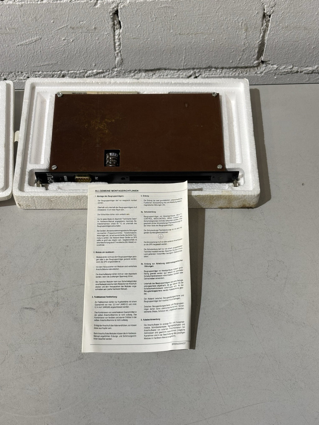 B&R CPU1 Modul MDCPU1-0