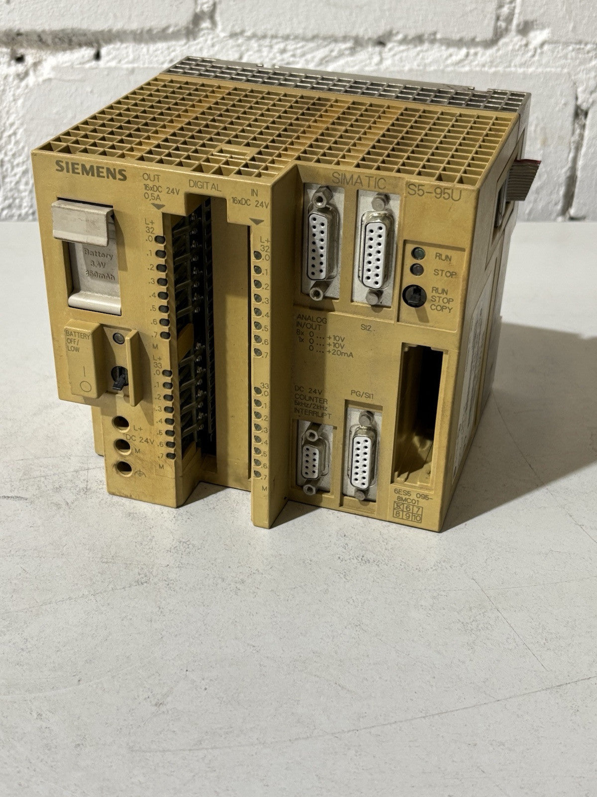 Siemens Simatic S5 6ES5 095-8MC01 S5-95U E-Stand: 05