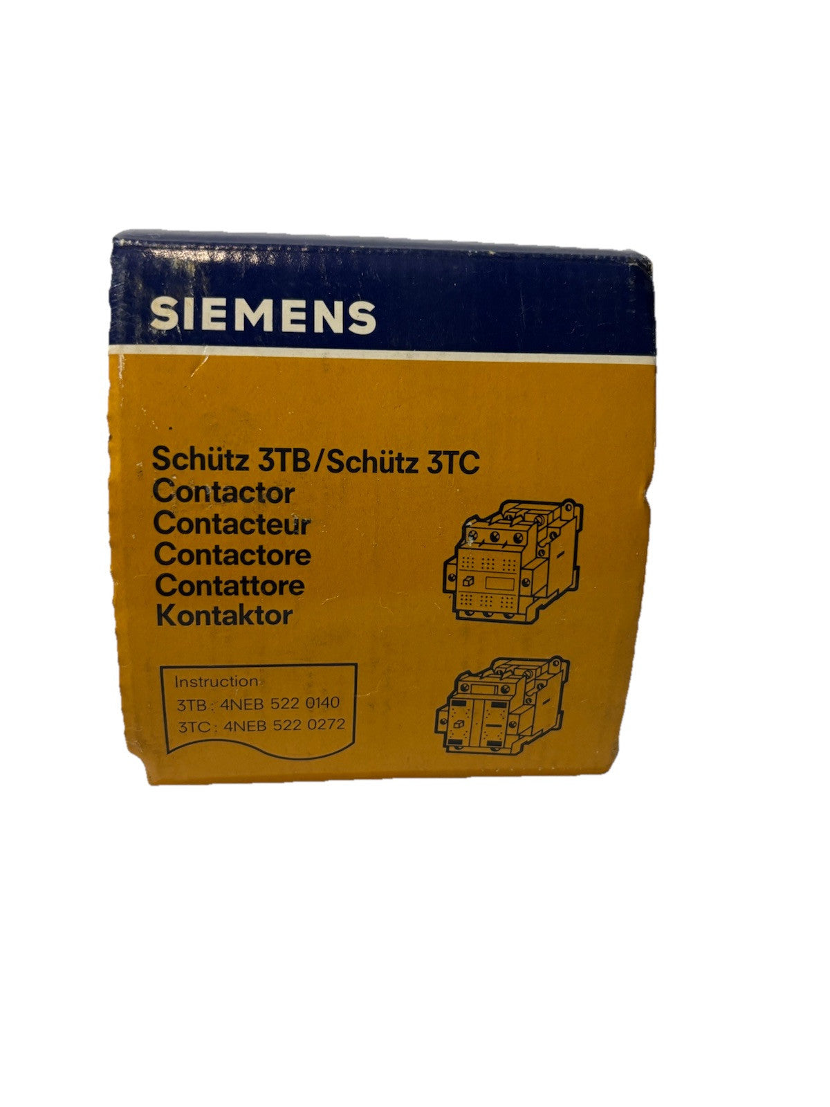 Siemens Contactor 3TB4417-0AM0 Magnetschalter 22kW 220V 2S+2Ö 2NO+2NC 2NO+2NF