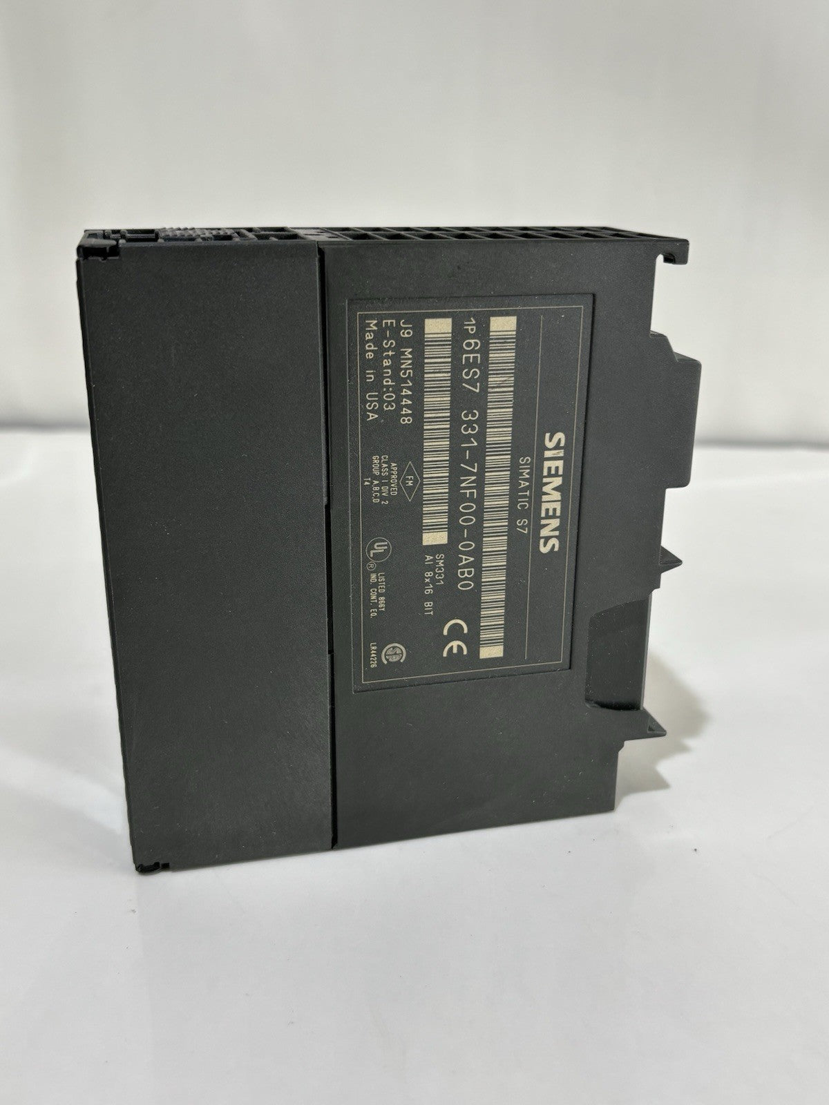 Siemens 6ES7 331-7NF00-0AB0 E-Stand: 03 Simatic S7 SM331