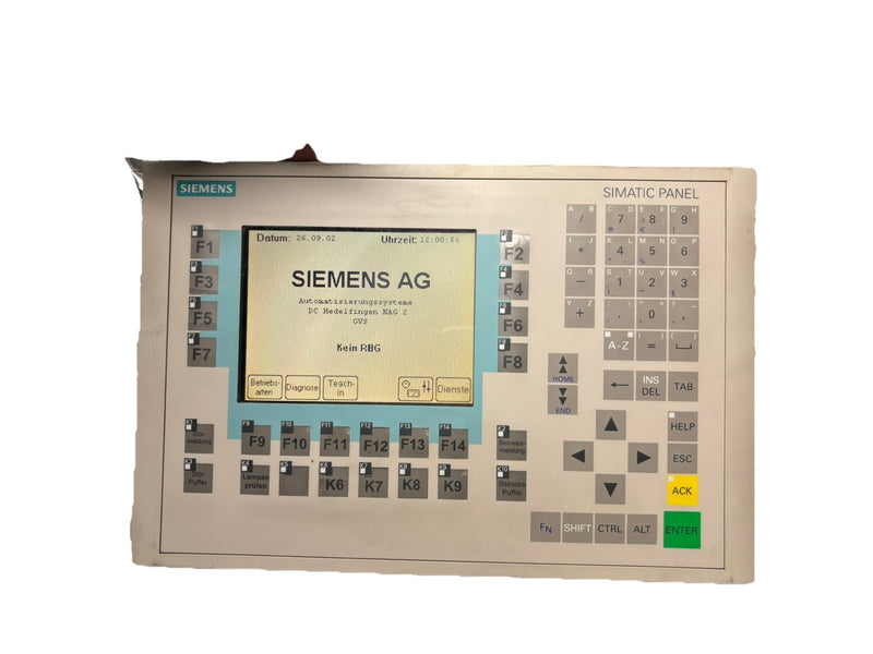 SIEMENS SIMATIC S7 OP270 Key-6 CSTN 6AV6 542-0CA10-0AX0