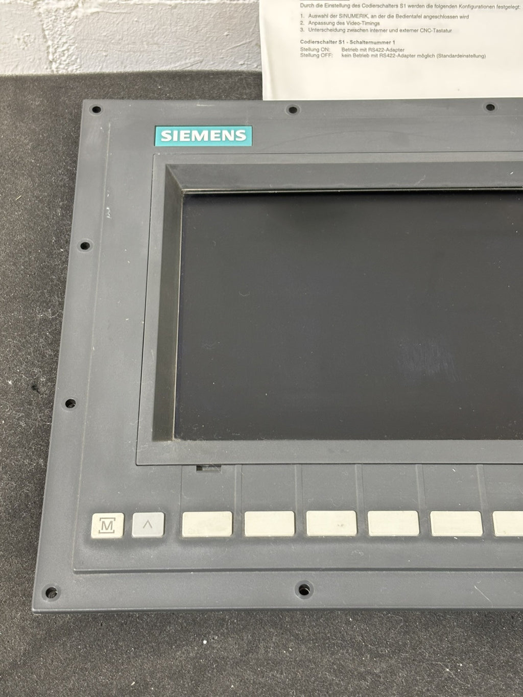 SIEMENS Sinumerik 840C/840CE 6FC5103-0AB03-0AA3 Flachbedientafel Version A