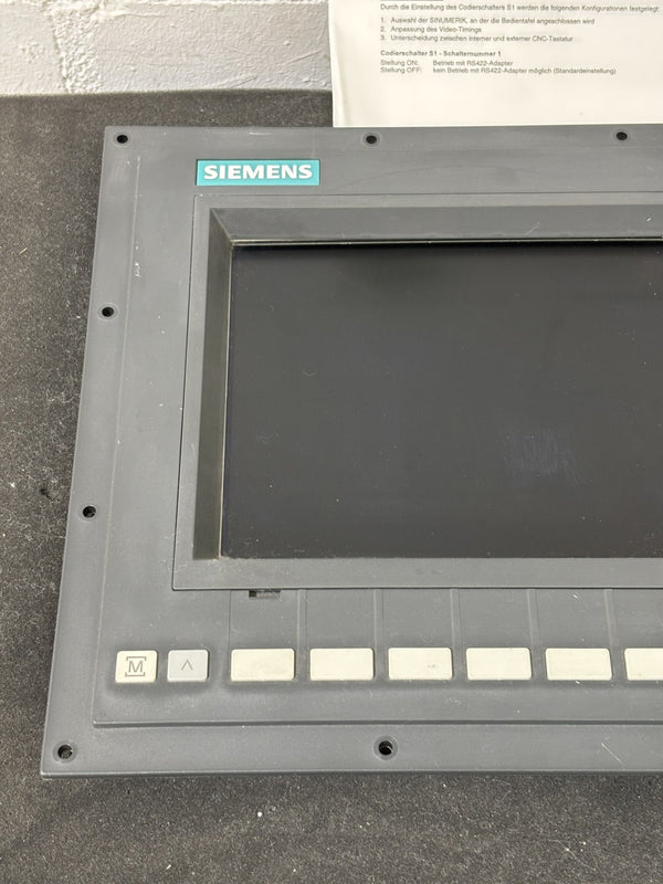 SIEMENS Sinumerik 840C/840CE 6FC5103-0AB03-0AA3 Flachbedientafel Version A