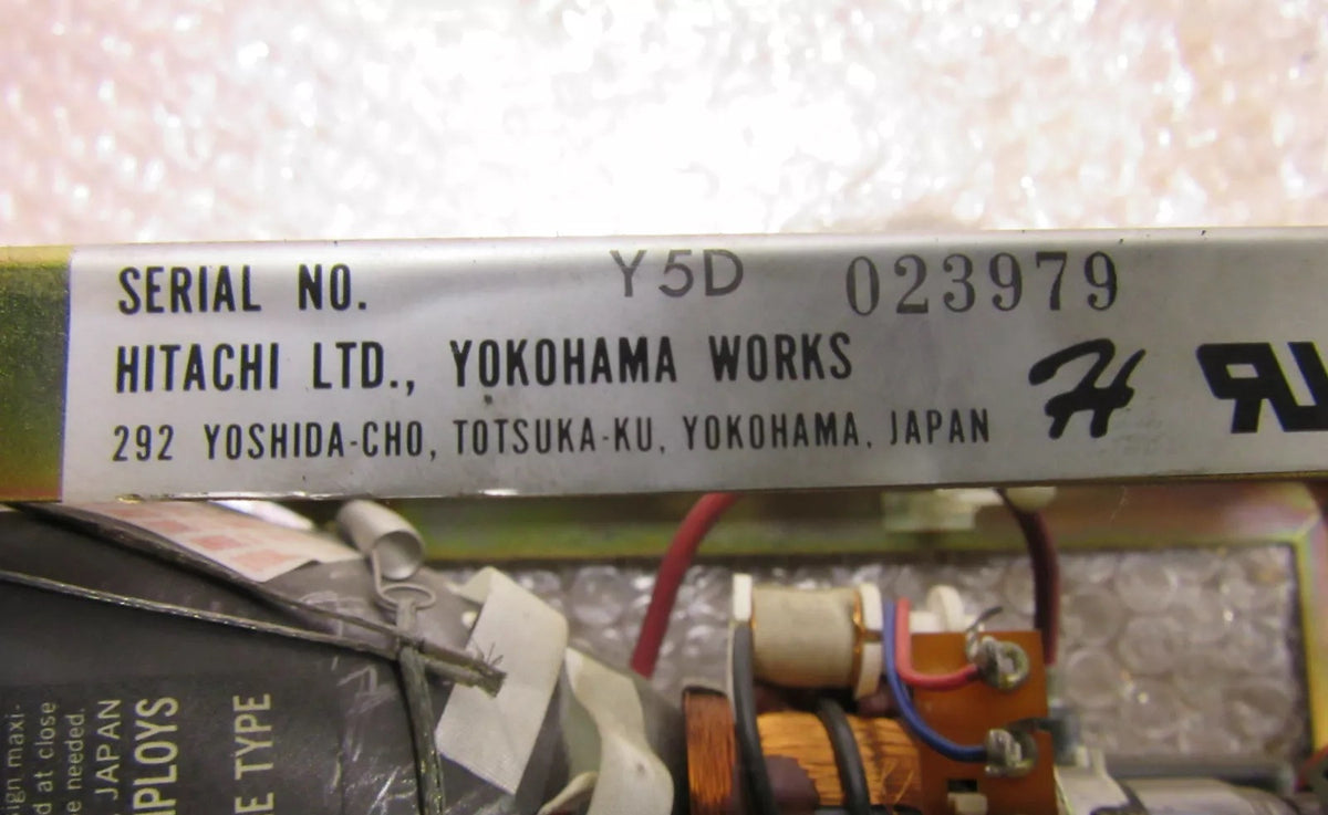 HITACHI LTD. YOKOHAMA WORKS Y5D 023979 Monitor