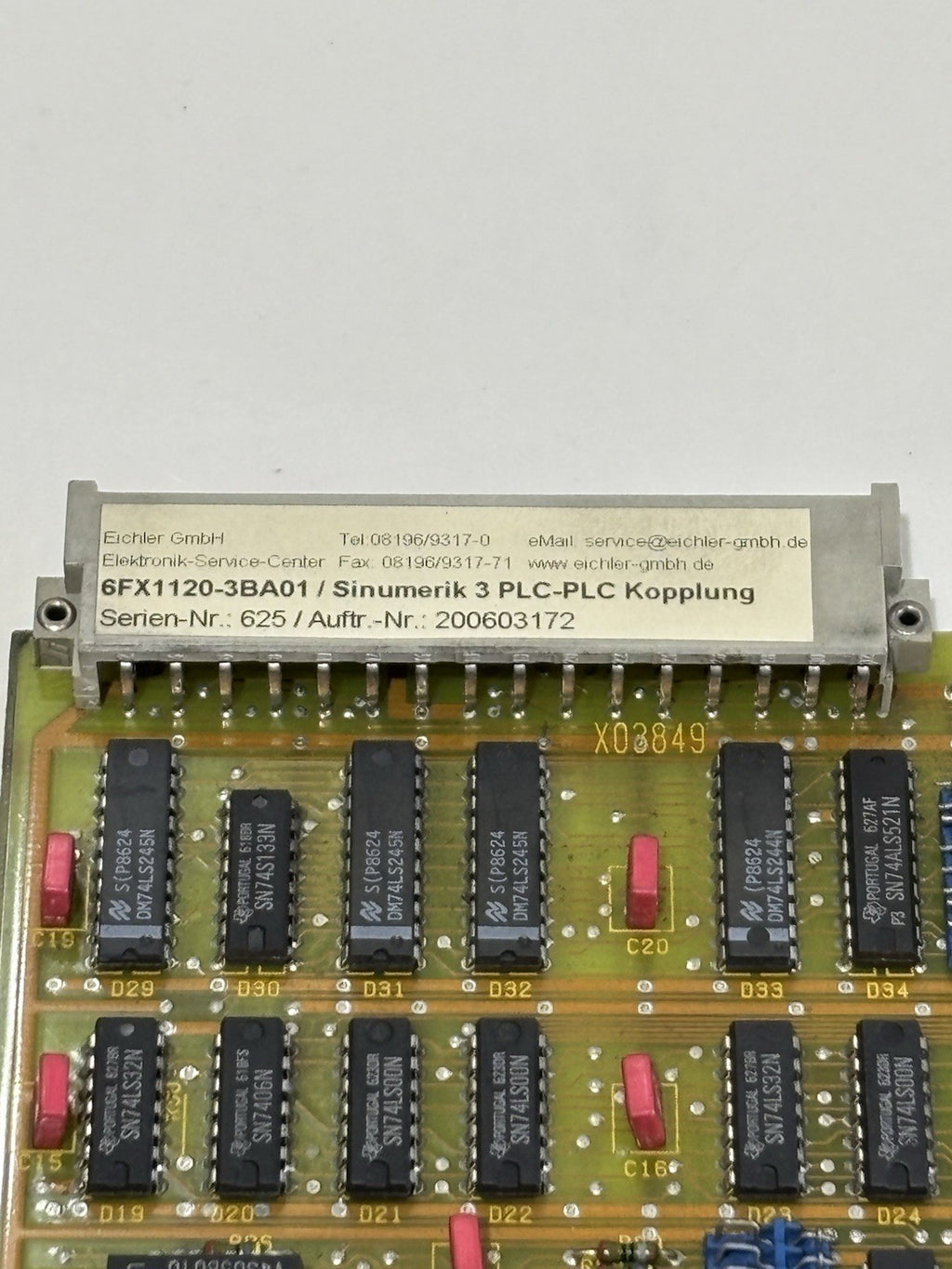 Siemens 6FX1120-3BA01 Sinumerik 3 PLC-PLC Kopplung E-Stand: G