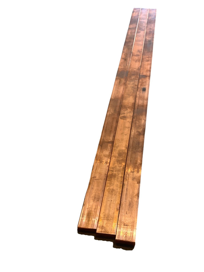 Kupfer Schiene 30x10x970 mm - 3 pieces 3 Stück