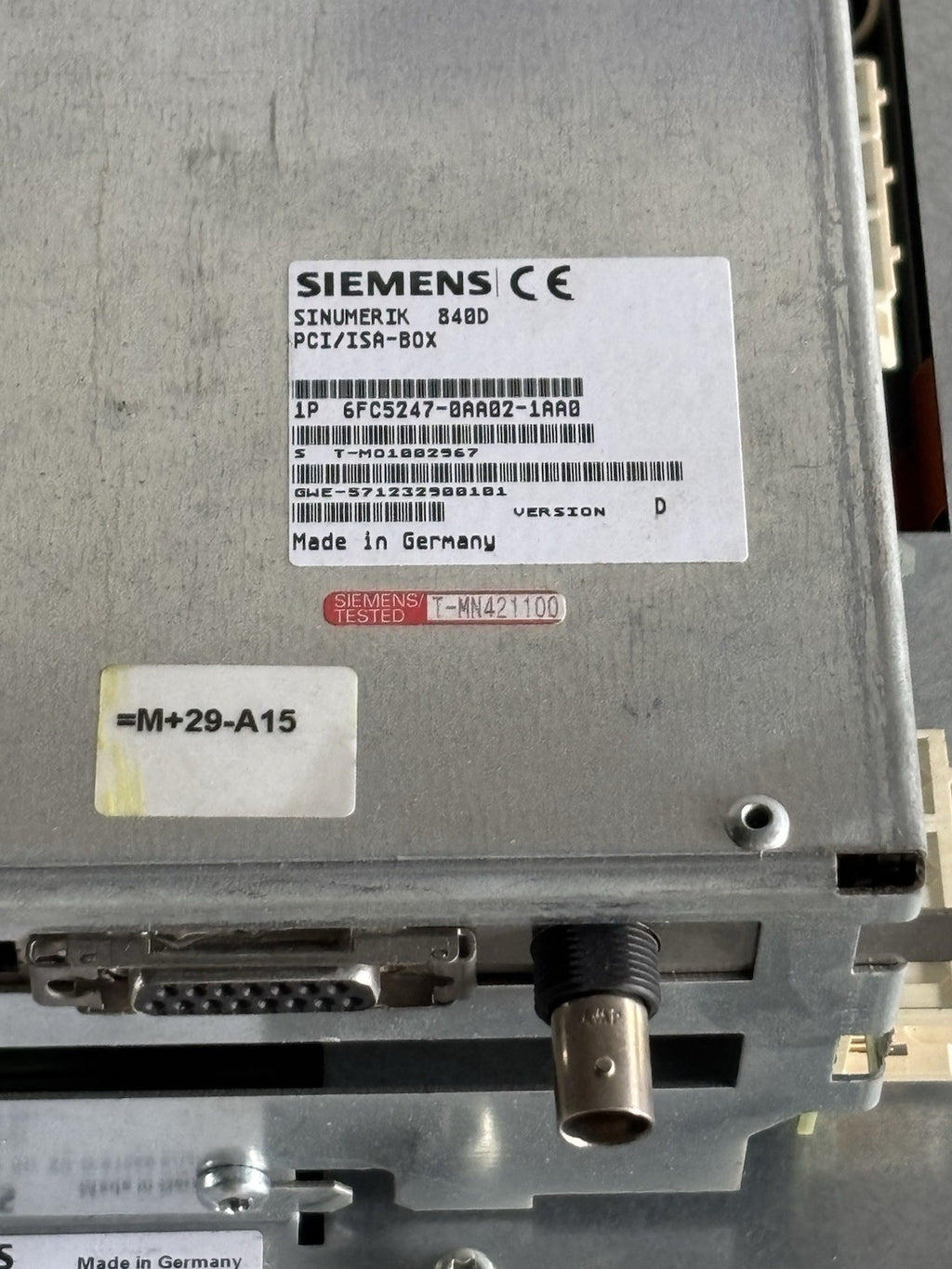 Siemens Sinumerik 840D 6FC5203-0AB50-0AA3 Trumpf Version 01 + 6FC5247-0AA02-1AA0