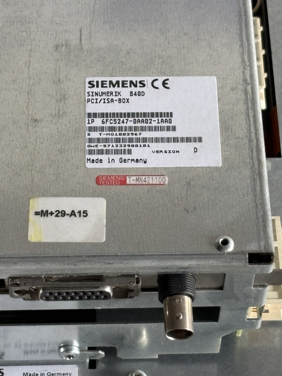 Siemens Sinumerik 840D 6FC5203-0AB50-0AA3 Trumpf Version 01 + 6FC5247-0AA02-1AA0