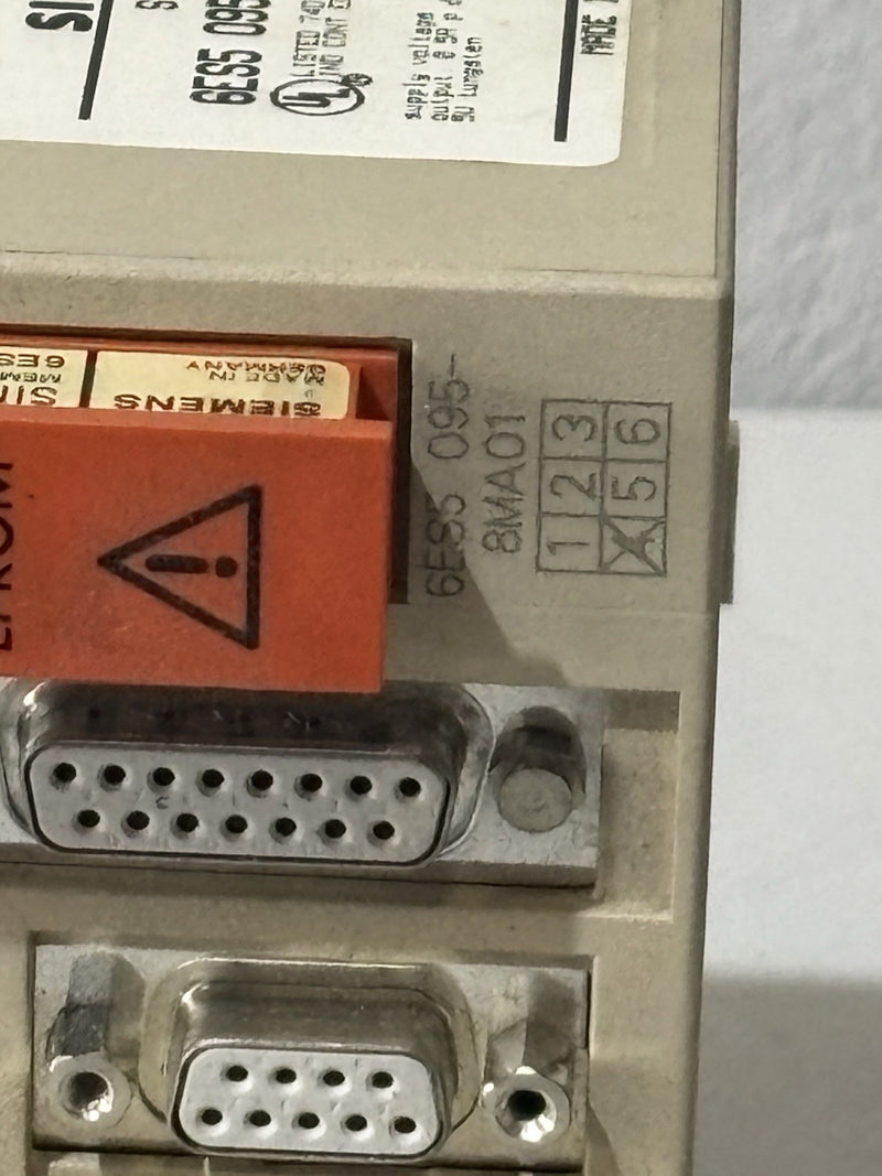 Siemens Simatic S5 6ES5 095-8MA01 S5-95U E-Stand: 04
