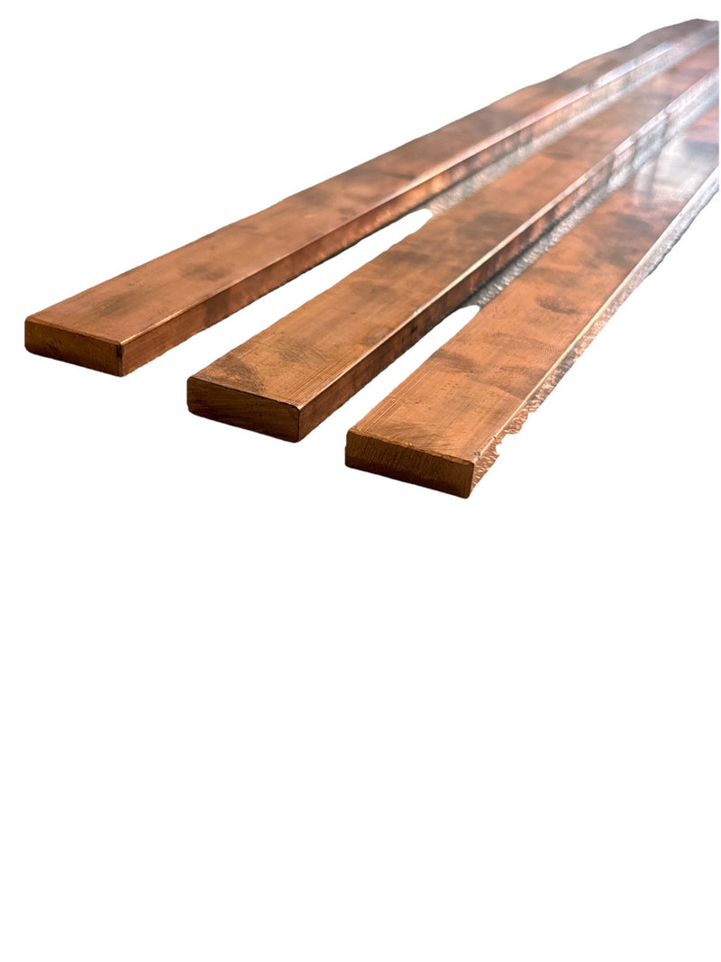 Kupfer Schiene 30x10x970 mm - 3 pieces 3 Stück