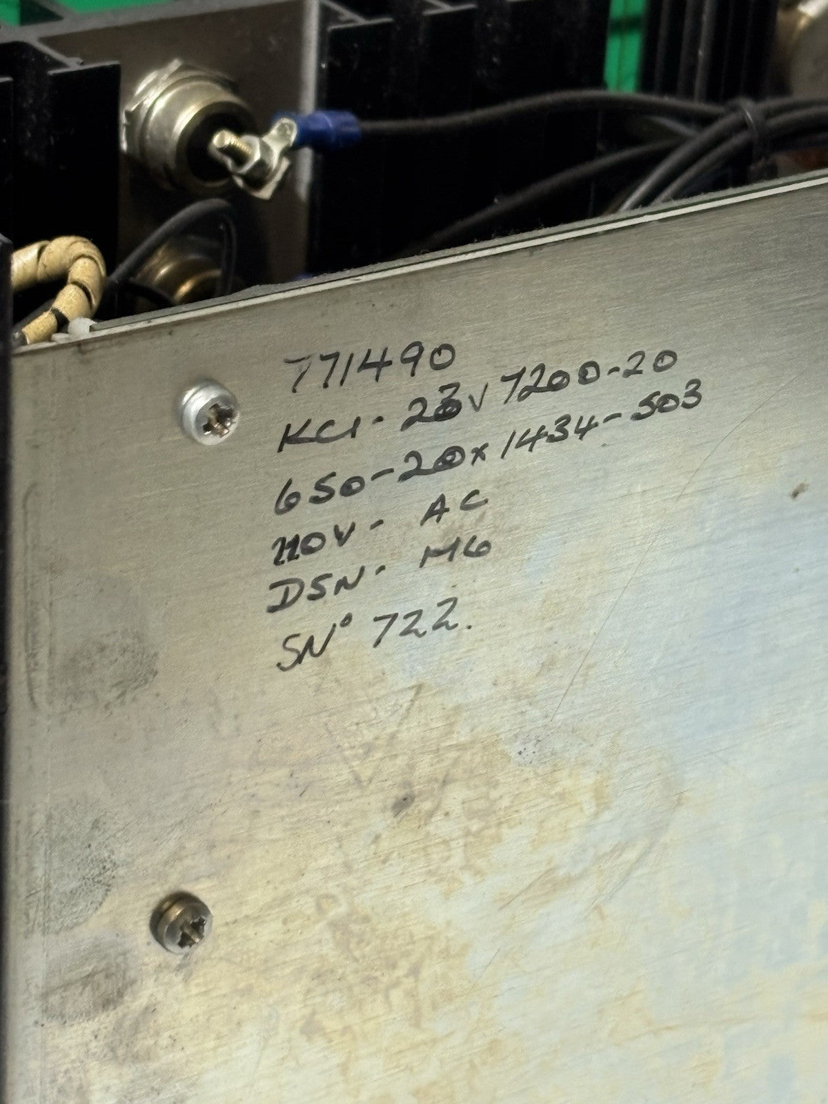 GEC NUM VERSORGUNG POWER SUPPLY Mk2 M-3-30/50