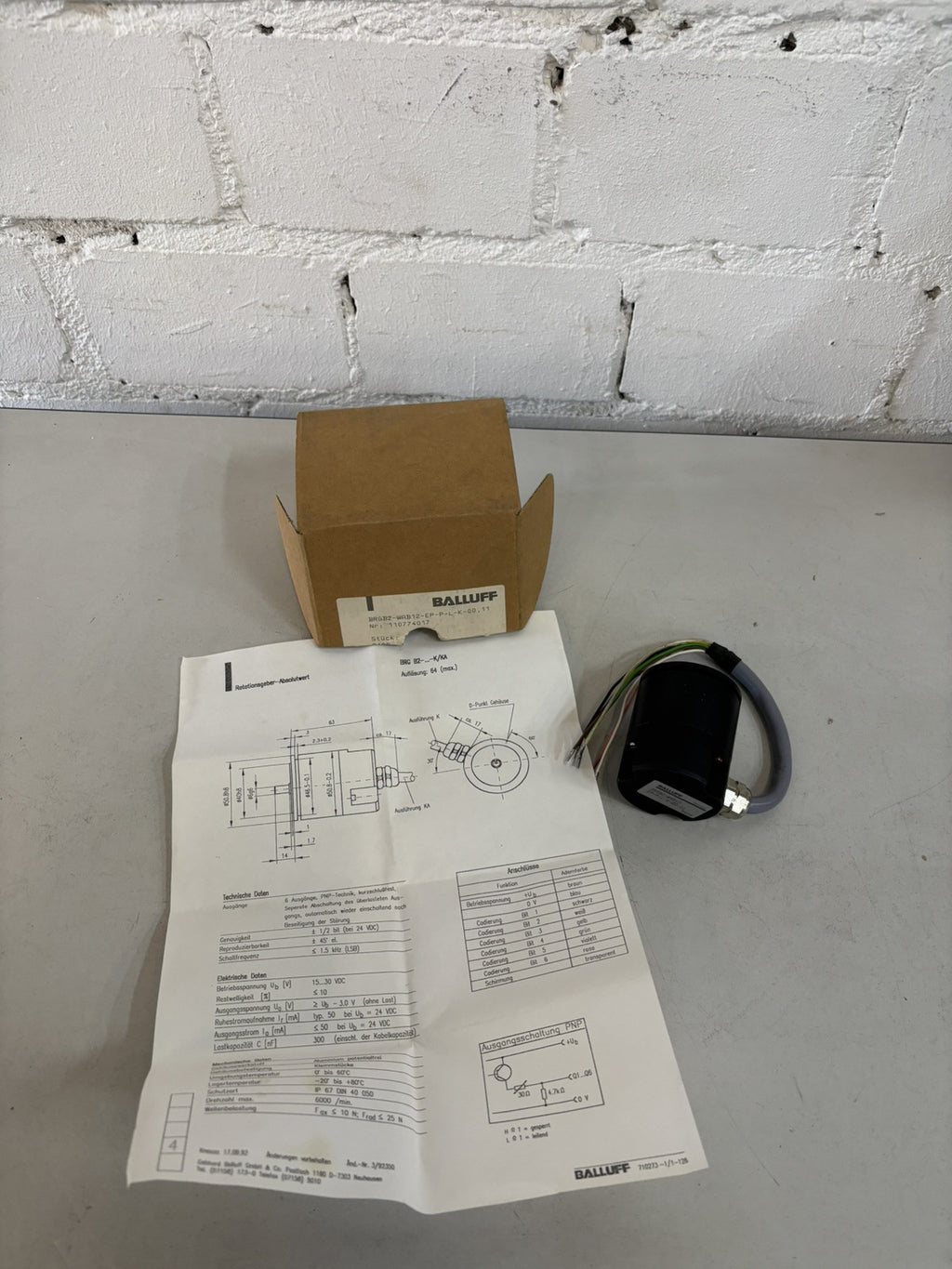 BALLUFF Drehgeber BRGB2-WAB12 EP-P-L-K-00.11