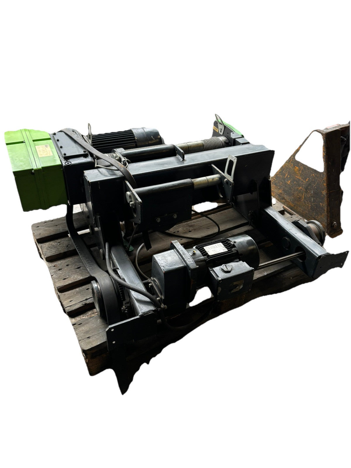 Stahl Kran Seilzug 3200kg Trommel SH 3008-20 4/1 Motor 8/2F12/200.223