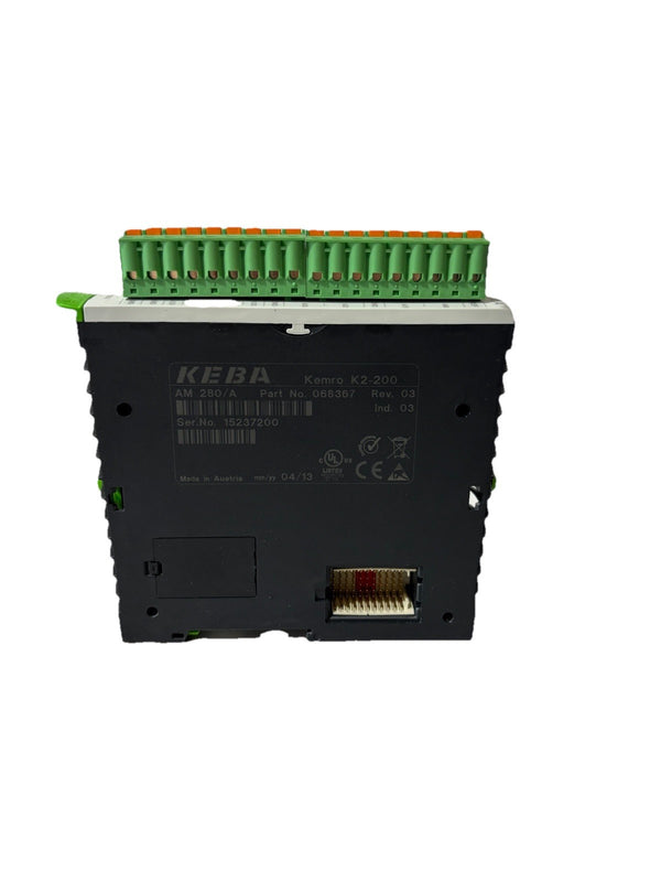 KEBA Kemro k2-200 AM 280/A Part No. 068367