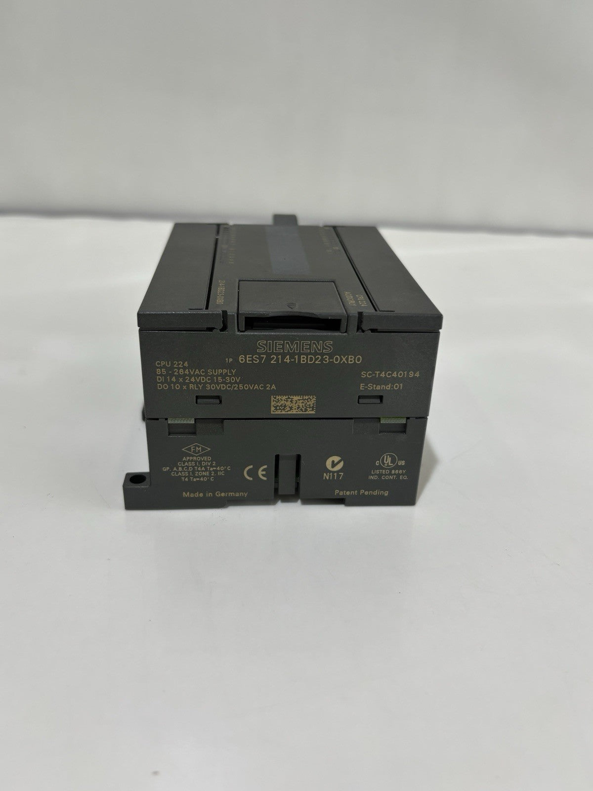 Siemens 6ES7 214-1BD23-0XB0 E-Stand: 01 CPU 224 Simatic S7-200