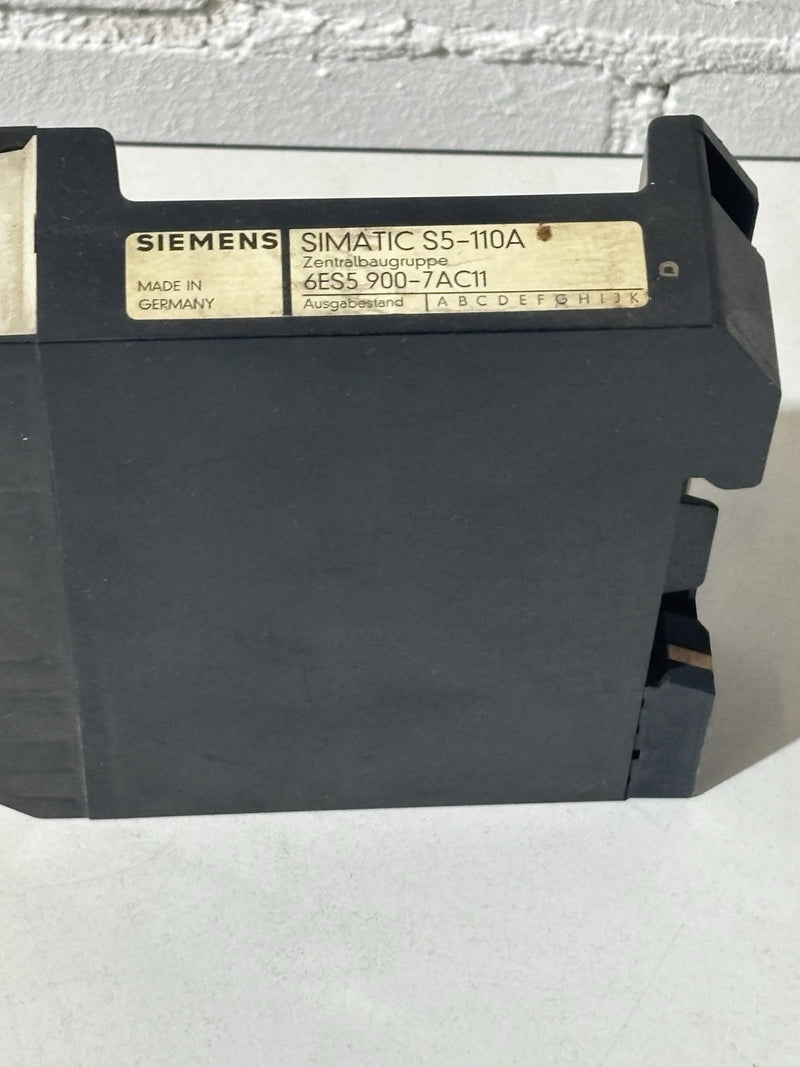 Siemens Simatic S5-110A 6ES5 900-7AC11