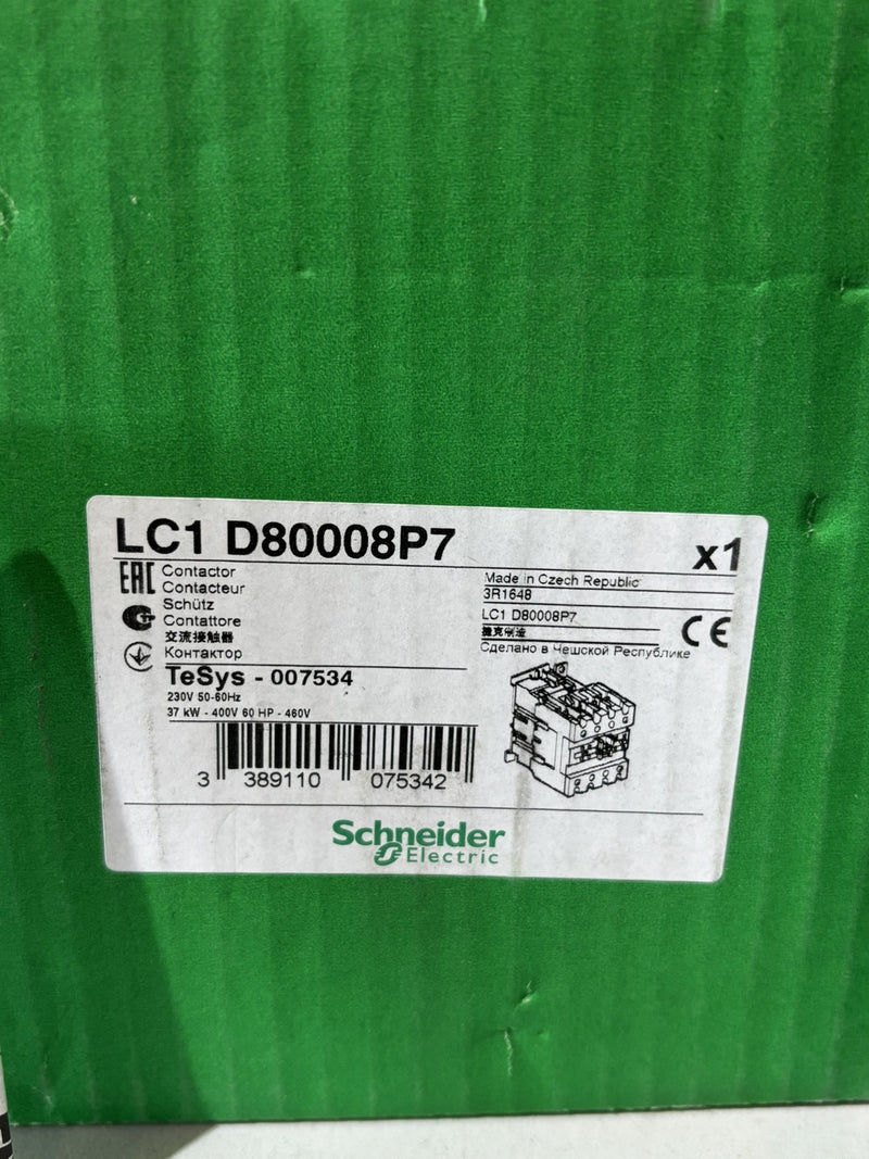 Schneider Electric Contactor LC1 D80008P7 Schütz TeSys - 007534 230V in OVP