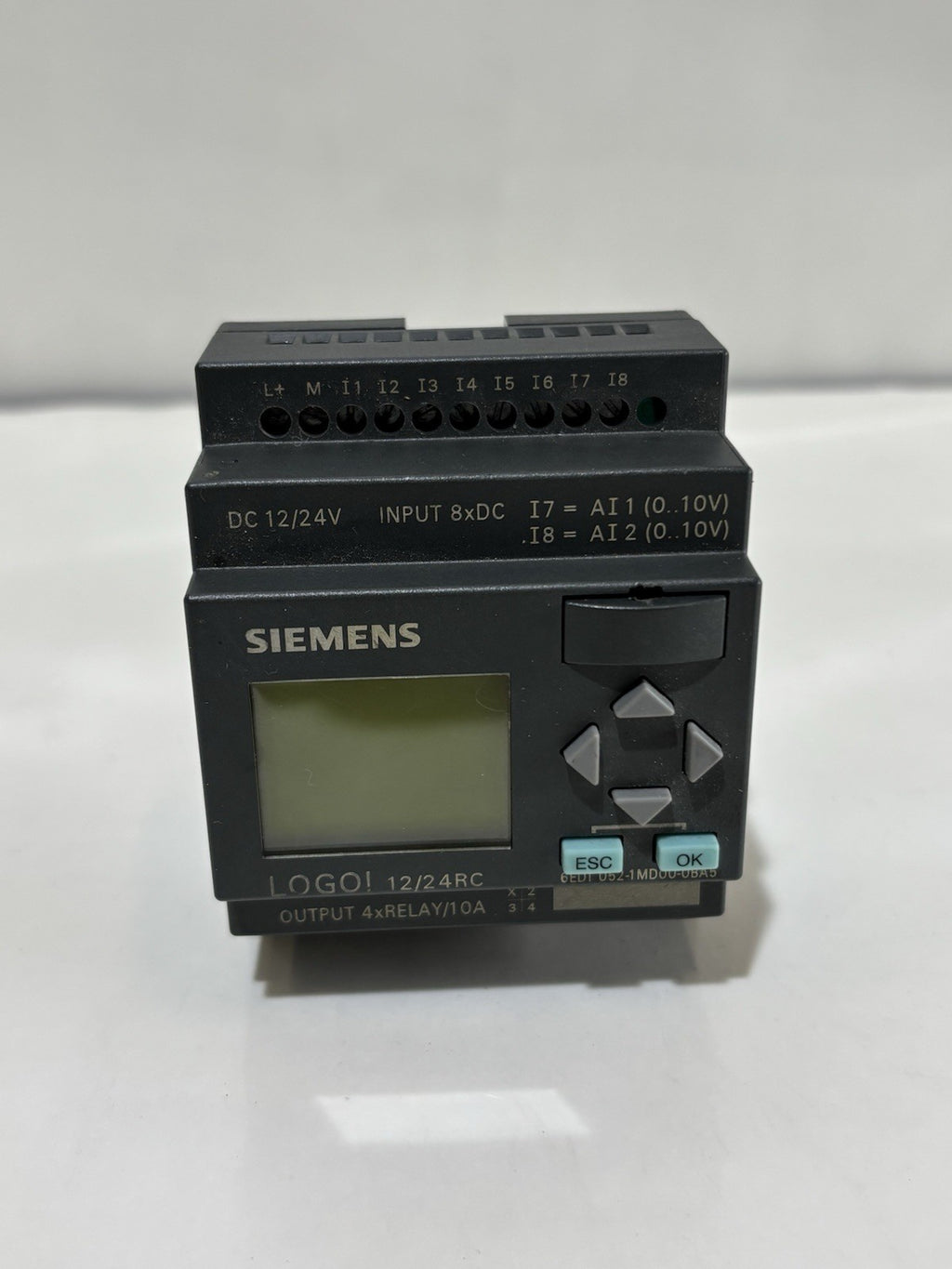 Siemens 6ED1 052-1 MD00-0BA5 LOGO! 12/24RC E-Stand: 01