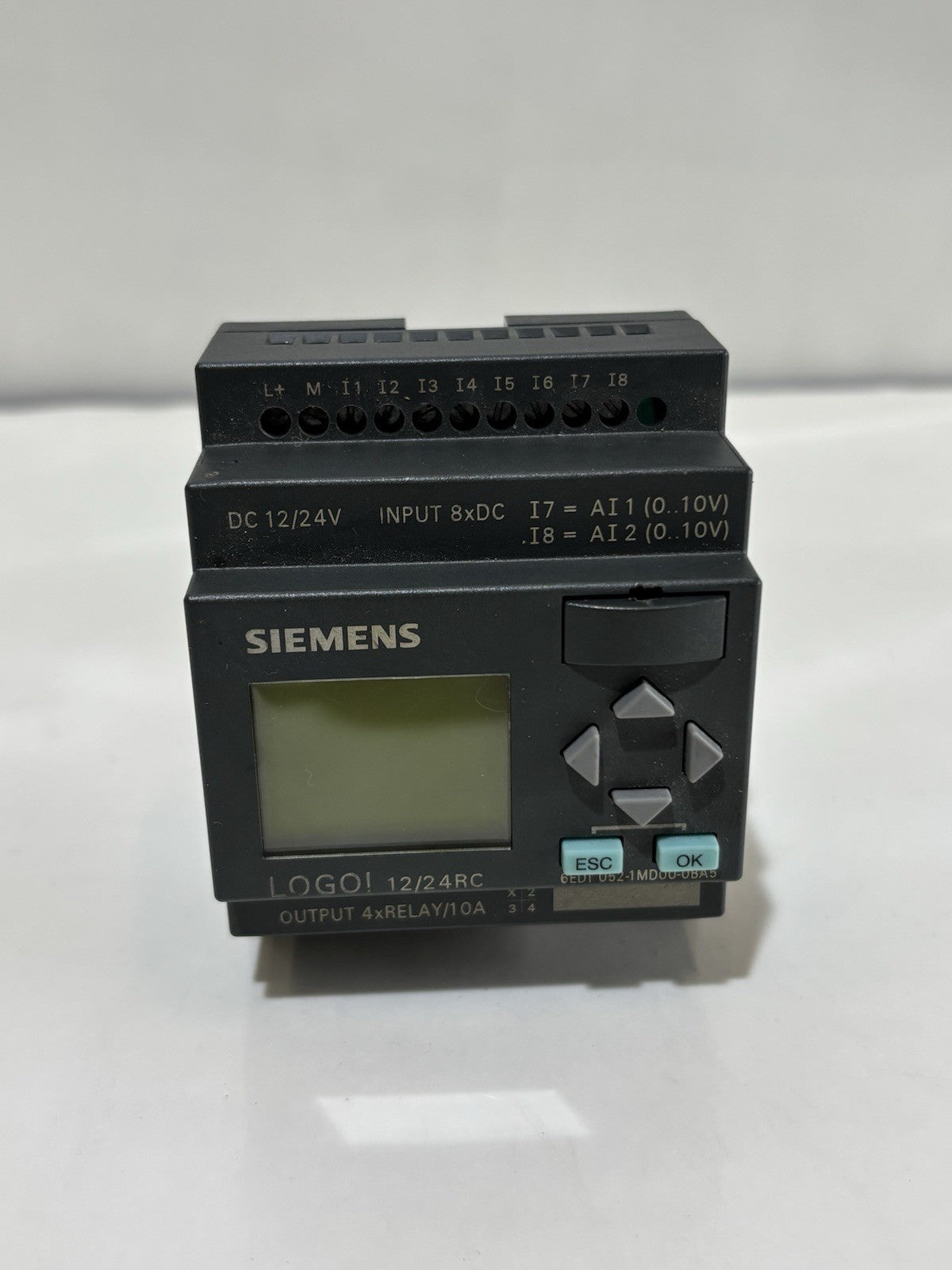 Siemens 6ED1 052-1 MD00-0BA5 LOGO! 12/24RC E-Stand: 01