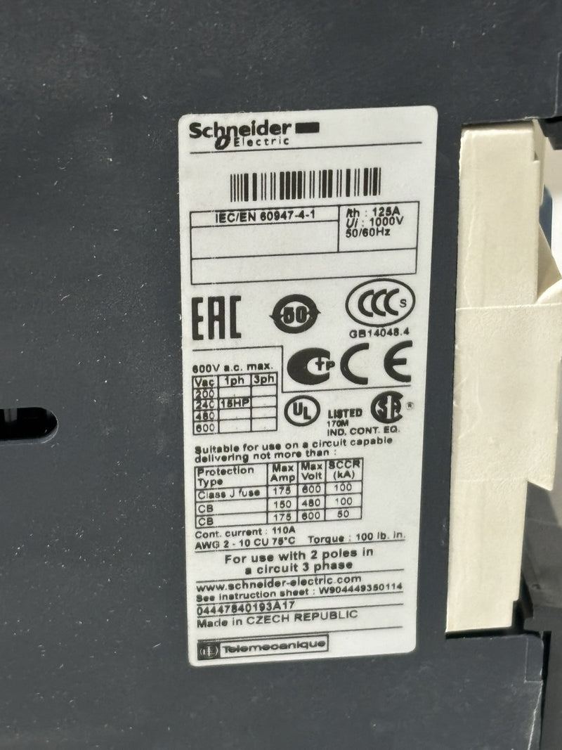 Schneider Electric Contactor LC1 D80008P7 Schütz TeSys - 007534 230V in OVP