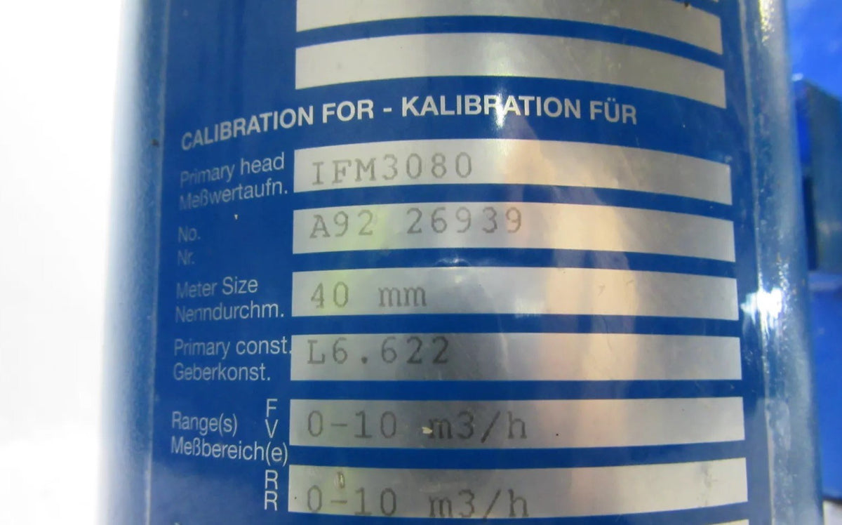 KROHNE Altometer Durchflussmesser IFC080K IFM3080 A92 26939