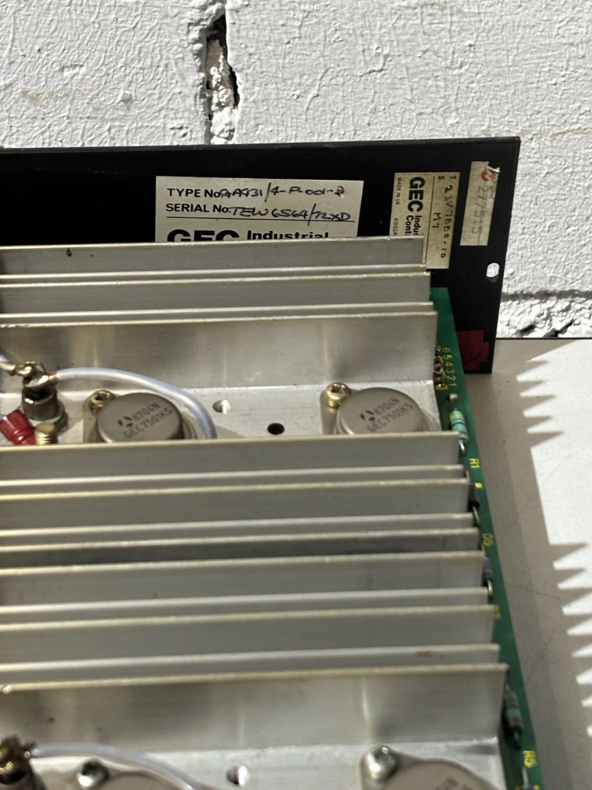 GEC AXIS CONTROLLER Mk2 P230-22.5 110- 4.9A Achsenregler