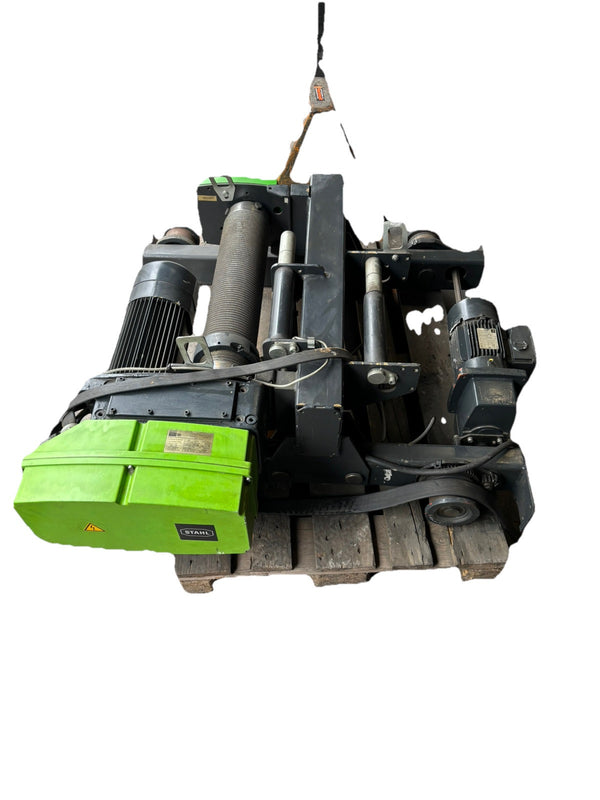 Stahl Kran Seilzug 3200kg Trommel SH 3008-20 4/1 Motor 8/2F12/200.223